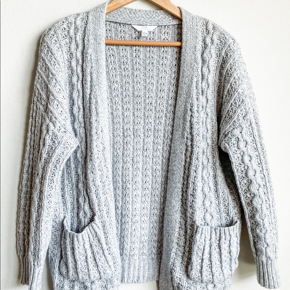 Chunky Cable Knit Cardigan